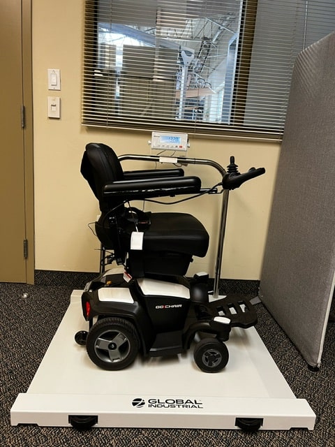 Wheelchair weight scale in Ottawa