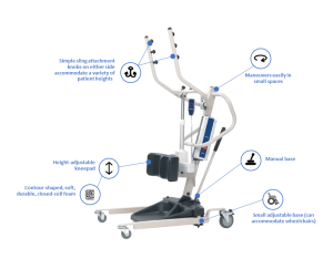 Invacare Reliant RPS350 Stand-Up Lift